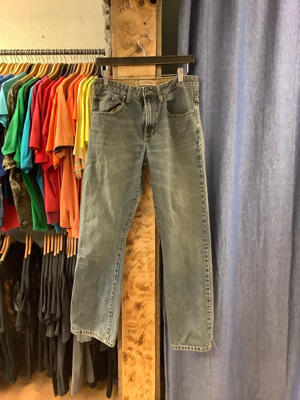 Vintage relaxed fit blue jeans